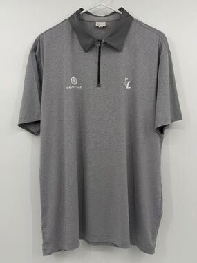 BeanPole Polo Shirt Men XXL Gray Korean Baseball Samsung Lions Short Sleeve